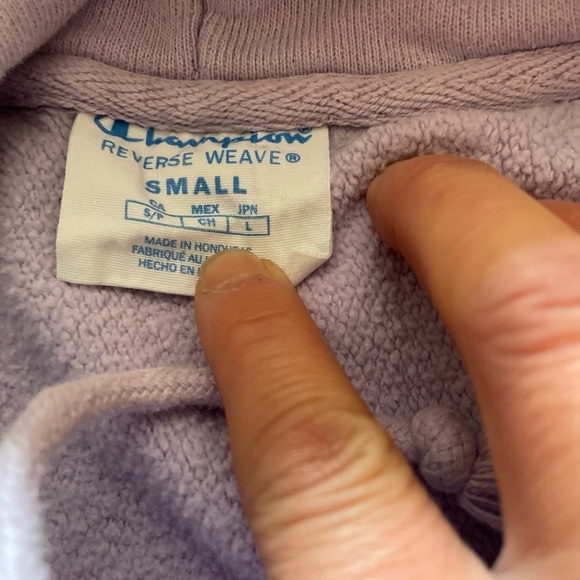 COPY - Light Purple Champion Hoodie - Picture 6 of 11